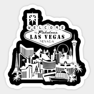 Welcome to Las  Vegas art Sticker